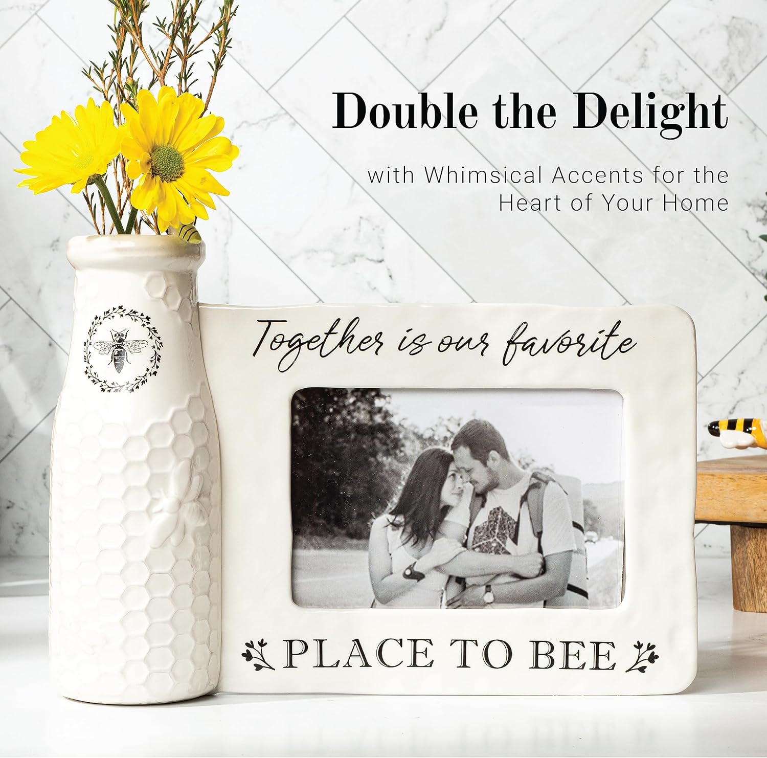 Ceramic Flower Vase, Flower Vase, Honeycomb Decor - 3 Ceramic Flower Vase, Flower Vase, Honeycomb Decor - 3